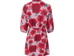 Damen Minikleid in Leinenoptik