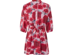 Damen Minikleid in Leinenoptik