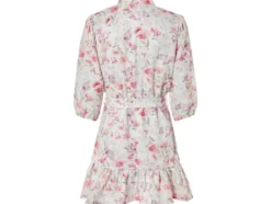 Damen Minikleid in Leinenoptik