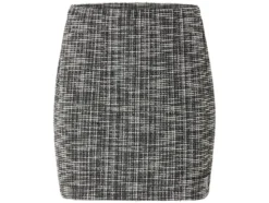 Damen Minirock, im Tweed-Design