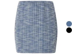 Damen Minirock, im Tweed-Design