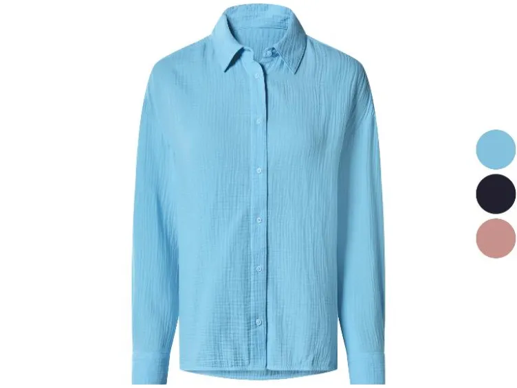 Damen Musselin-Bluse