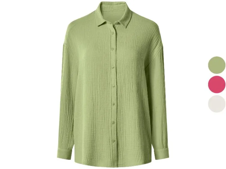 Damen Musselin-Bluse