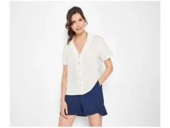Damen Musselin-Bluse