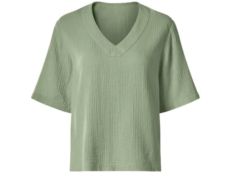Damen Musselin-Bluse