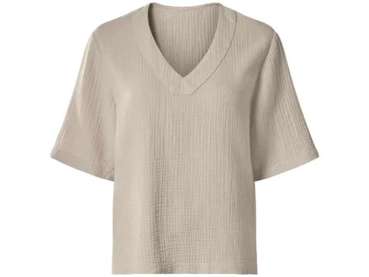 Damen Musselin-Bluse
