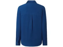 Damen Musselin-Bluse, mit Kentkragen