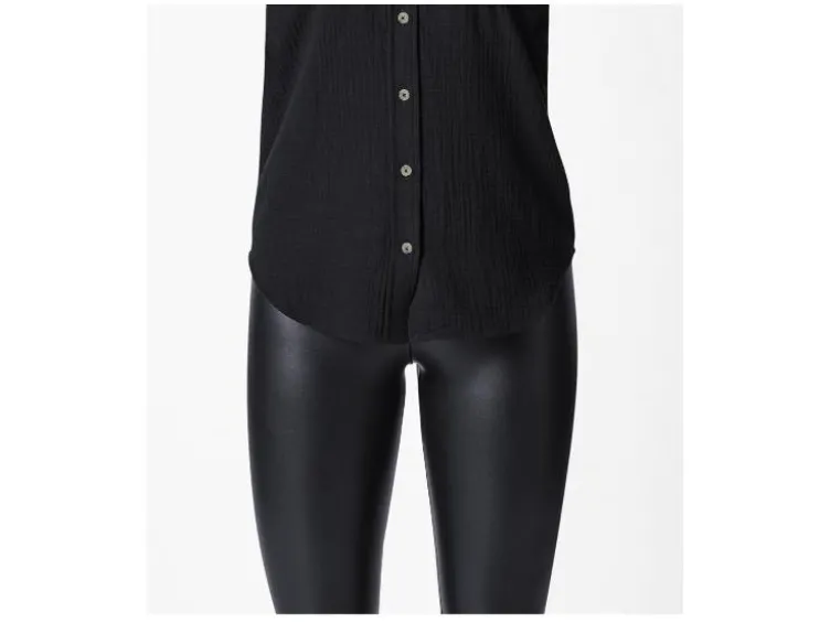 Damen Musselin-Bluse, mit Kentkragen