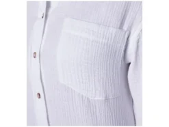 Damen Musselin-Bluse, mit Kentkragen