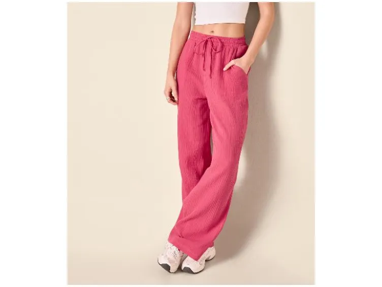 Damen Musselin-Hose