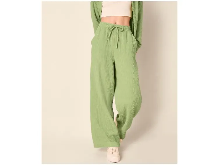 Damen Musselin-Hose