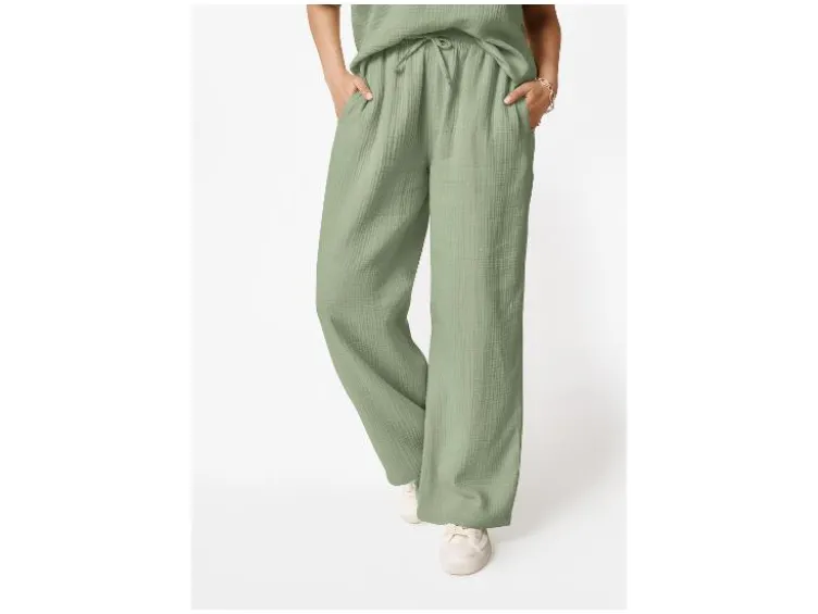 Damen Musselin-Hose