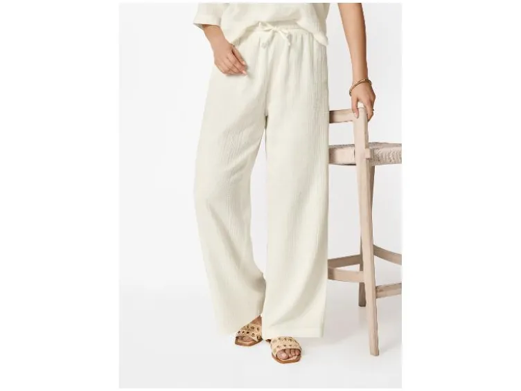 Damen Musselin-Hose