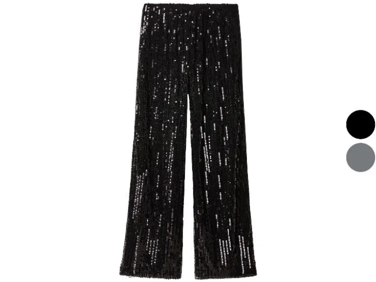 Damen Pailletten-Hose