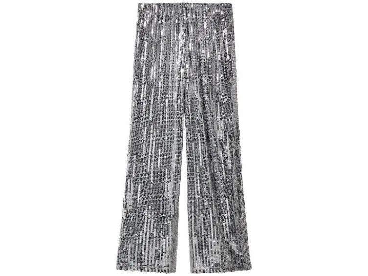 Damen Pailletten-Hose