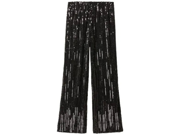 Damen Pailletten-Hose