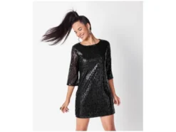 Damen Pailletten-Kleid