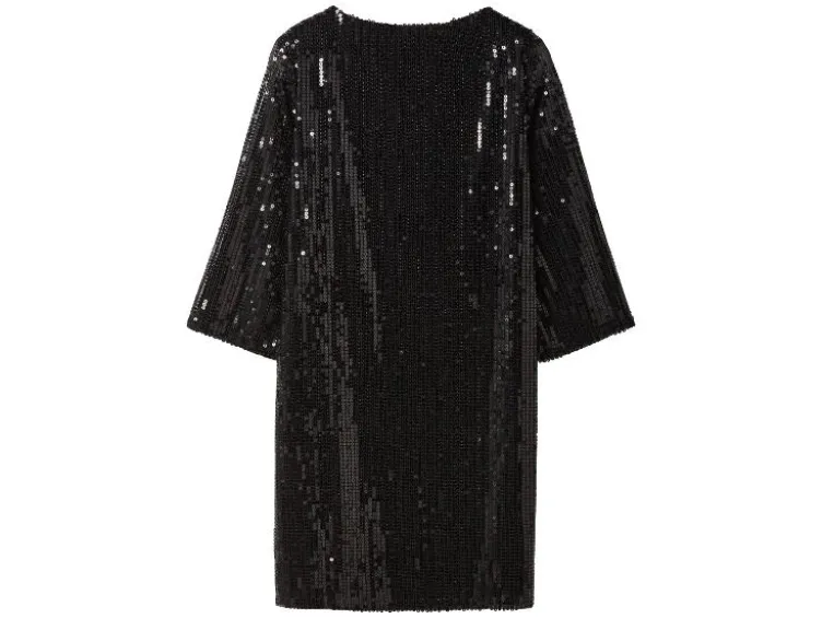 Damen Pailletten-Kleid