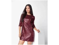 Damen Pailletten-Kleid