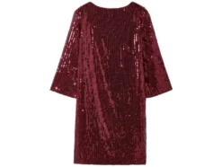 Damen Pailletten-Kleid