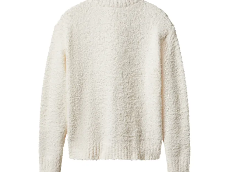 Damen Plüsch-Cardigan