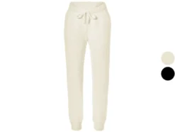 Damen Plüschhose, mit Bündchen