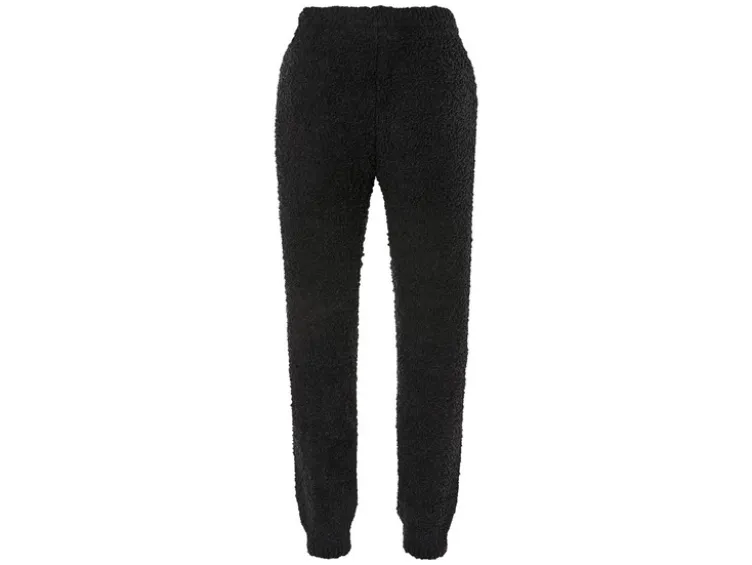 Damen Plüschhose, mit Bündchen