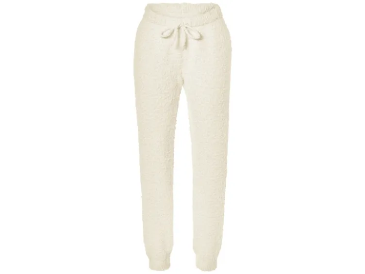Damen Plüschhose, mit Bündchen