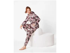 Damen Plüsch-Jumpsuit