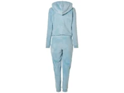 Damen Plüsch-Jumpsuit, mit Bündchen