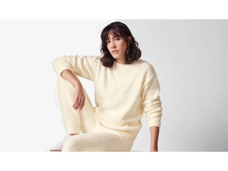 Damen Plüschpullover