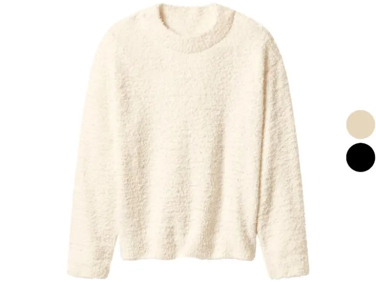 Damen Plüschpullover
