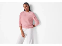 Damen Plüschpullover