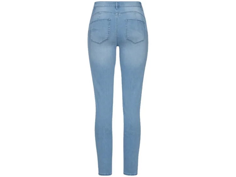 Damen Po-Push-Up Jeans, Super Skinny Fit, normale Leibhöhe