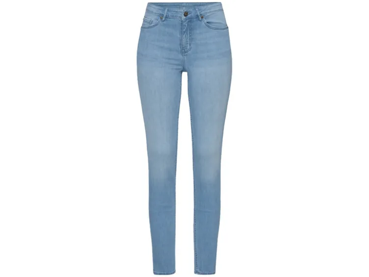 Damen Po-Push-Up Jeans, Super Skinny Fit, normale Leibhöhe