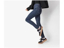 Damen Po-Push-Up Jeans, Super Skinny Fit, normale Leibhöhe