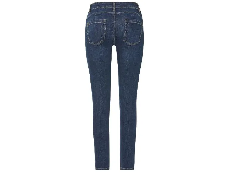 Damen Po-Push-Up Jeans, Super Skinny Fit, normale Leibhöhe