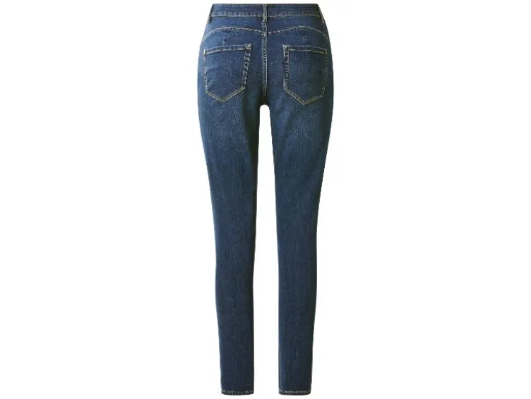 Damen Premium Po-Push-up-Jeans, Skinny Fit, normale Leibhöhe