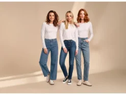 Damen Premium Po-Push-up-Jeans, Skinny Fit, normale Leibhöhe