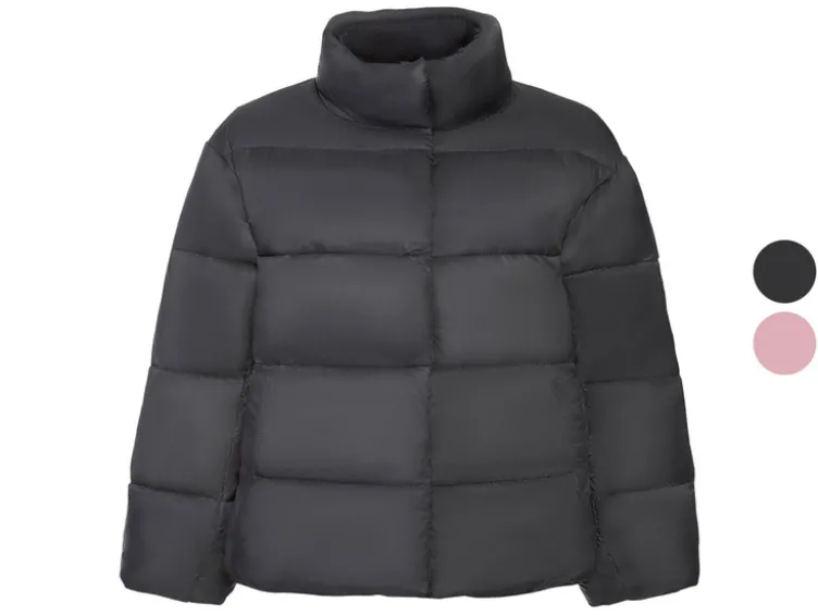 Damen Pufferjacke, mit Stehkragen