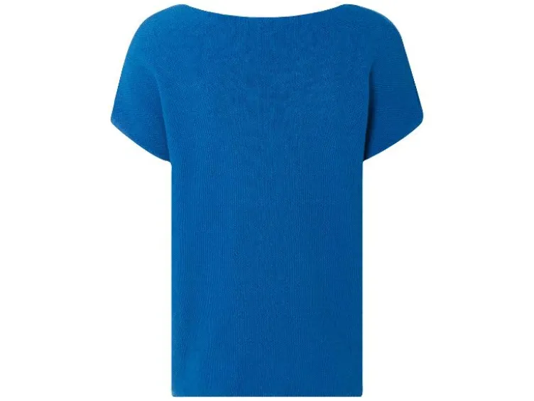 Damen Pullover, aus reiner Baumwolle