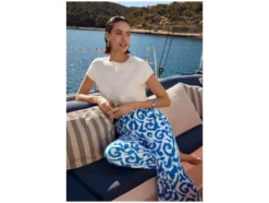 Damen Pullover, aus reiner Baumwolle