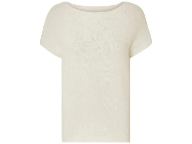 Damen Pullover, aus reiner Baumwolle
