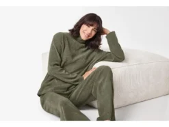 Damen Pullover im Cord-Look