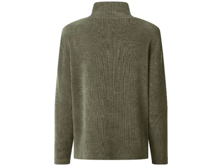 Damen Pullover im Cord-Look