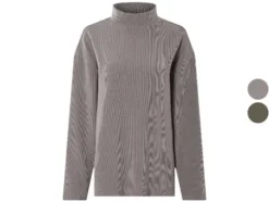 Damen Pullover, im Cord-Look