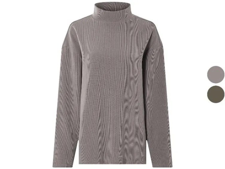 Damen Pullover, im Cord-Look