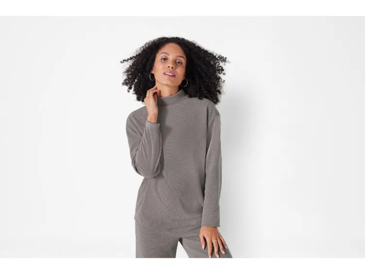 Damen Pullover, im Cord-Look