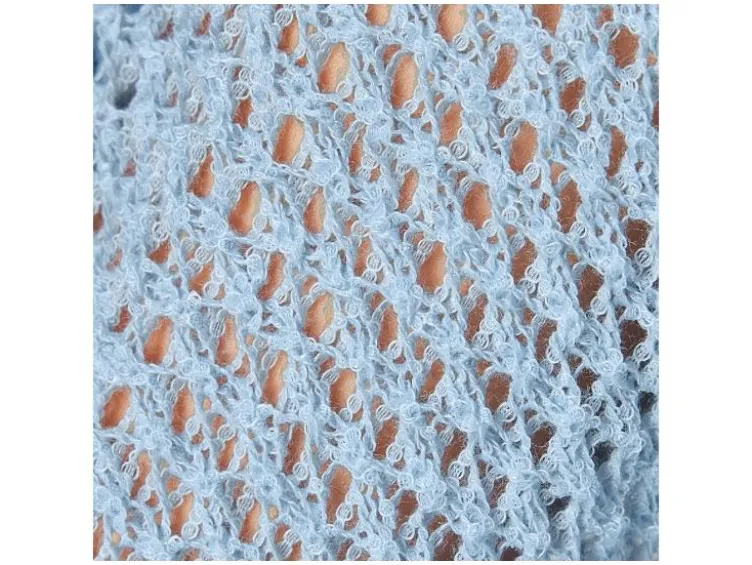 Damen Pullover, in modischem Lochstrickmuster