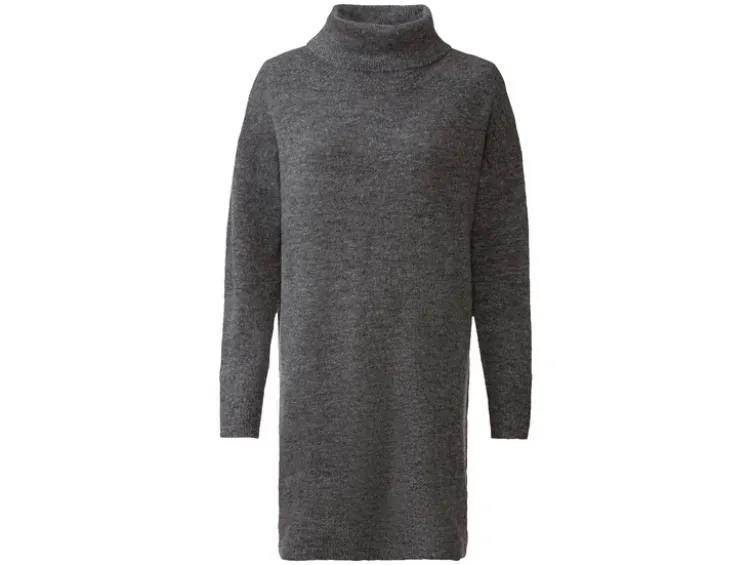 Damen Pulloverkleid, Grobstrick im Oversize-Look